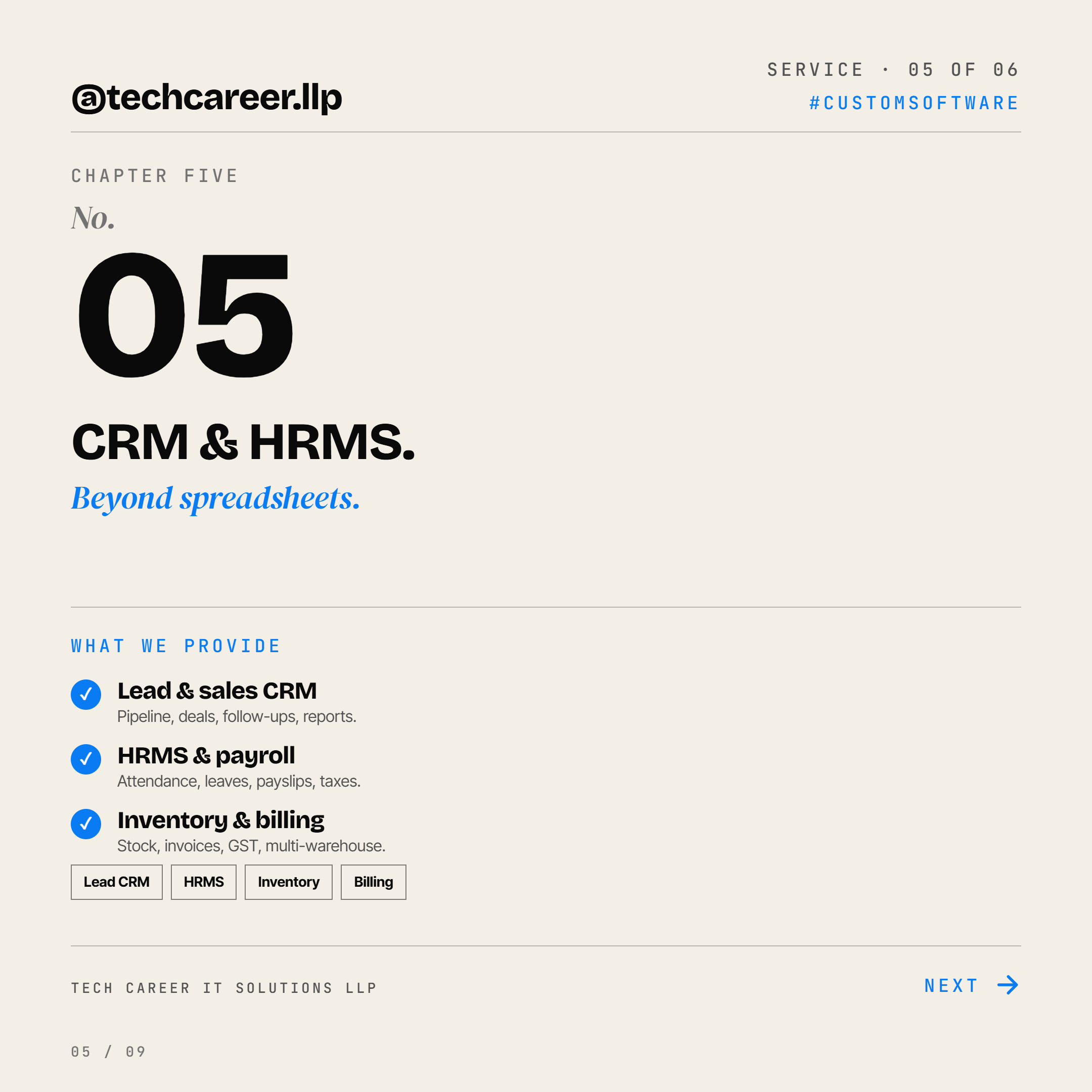Custom CRM Solutions by Tech Career IT Solutions