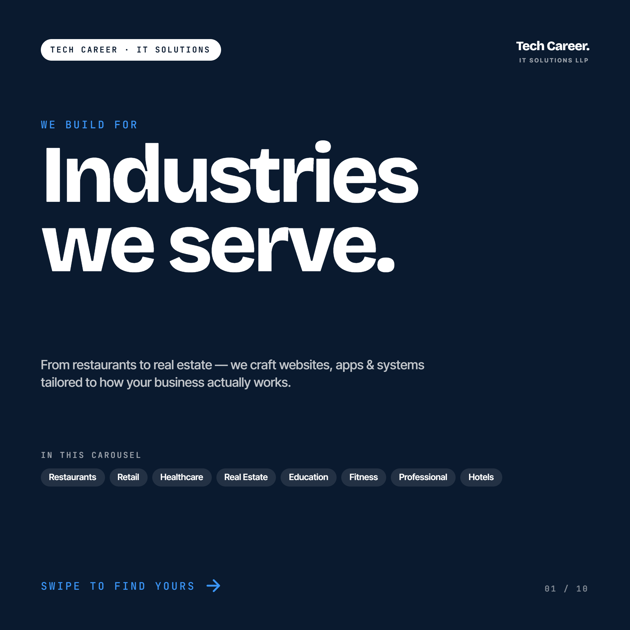 Tailored Solutions For Every Business - Industries We Serve